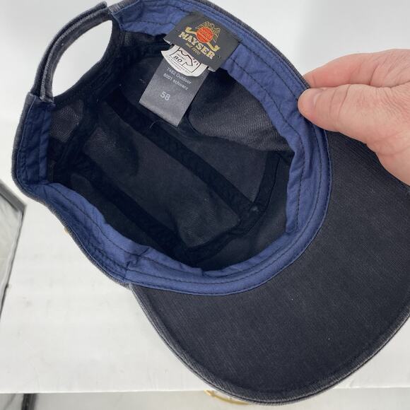 Mayser Speedy Cotton Cap With UV Protection Adjustable Back Black - Picture 6 of 8